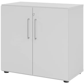 Flügeltürenschrank HAMMERBACHER 928T2, grau, 80 x 42 x 74,6 cm