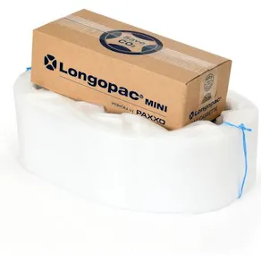 Säckkassett LONGOPAC Mini Standard 60m transparent