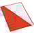 Insteekmap Jalema Secolor, rood, A4, 0,5 cm