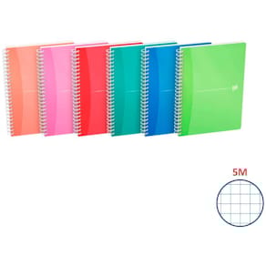 Collegeblock Oxford, A5, kariert, sortiert, 90 Blatt