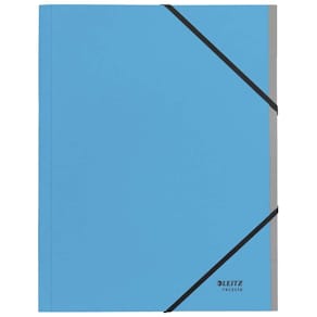 Sorteringsmappe Leitz Recycle A4 blå karton, 6 stk