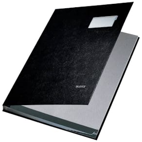 Unterschriftsmappe Leitz, 10 Fächer, schwarz