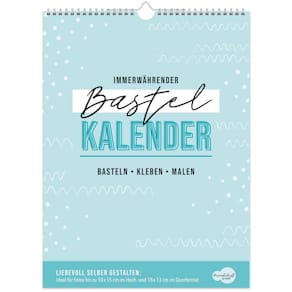 Bastelkalender TRENDSTUFF A4+, 22,5 x 30 cm, immerwährend