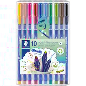 Fiberpen Triplus Color 10 mm 10-pak