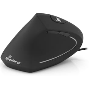 Maus MediaRange optisch, schwarz, links