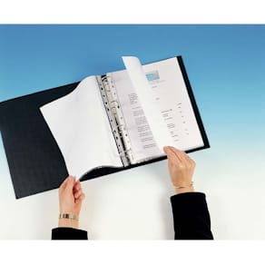 Plastlommer Esselte A4 topåbning, PP præget 38 my, 25 stk