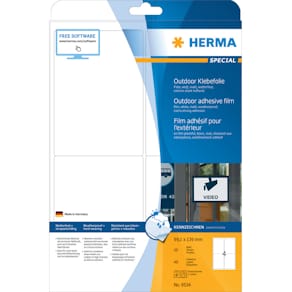 Etiketten HERMA SuperPrint Outdoor, weiß