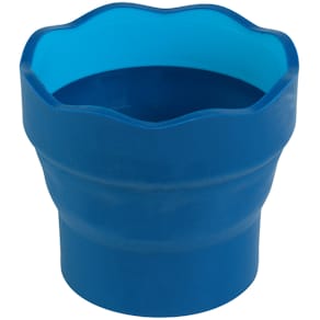 Wasserbecher Faber-Castell Clic & Go, blau