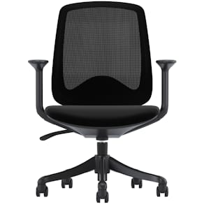 Kontorsstol Caen, svart