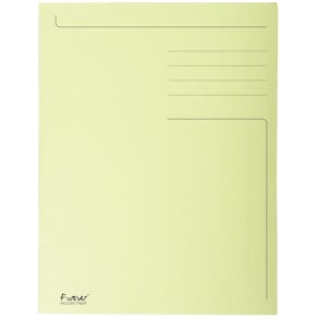Dossiermap Exacompta Foldyne, ft 24 x 35 cm (folio), geel, 50 st.