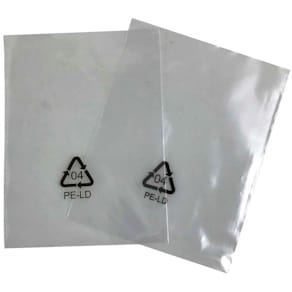 Plastpose LDPE 50 µm, 100 x 200 mm transparent, 2000 stk