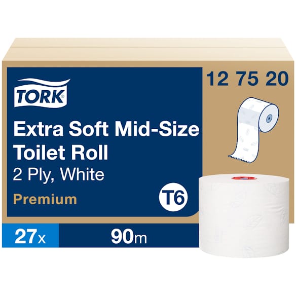 Toalettpapir TORK Premium 2L T6 90m 27rl