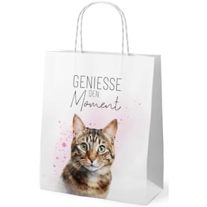 Geschenktragetasche FÜR DICH Lucky Friends, Katze