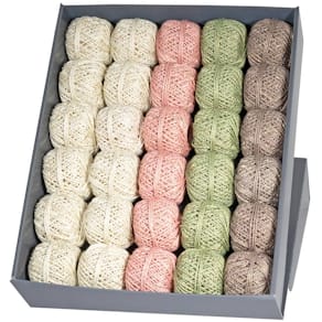 Kordel GOLDINA Weihnachten, Pastell, im Display