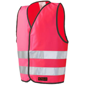 Reflexväst Kardborre fram XXL rosa