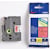 Tape Brother TZe voor P-Touch, 12 mm, zwart op rood