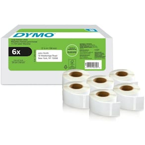 Thermoetiketten DYMO LW Rücksendeadressetiketten 25x54 mm, weiß