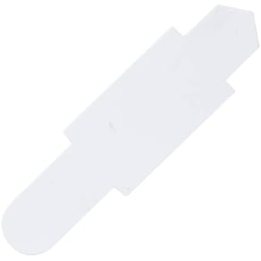 Stecksignal Elba, PVC, weiß