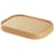 Salatbowllåg firkantet kraft brun 120x172mm, mikroovn, 50 stk