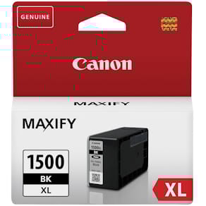 Inktcartridge Canon PGI-1500XL, zwart, 1.200 pagina's, OEM 9182B0