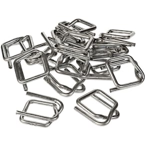 Metalplombe Strap 16 mm, glat, 1000 stk