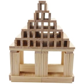 Byggklossar trä 12x2,5x0,8 cm 1000st