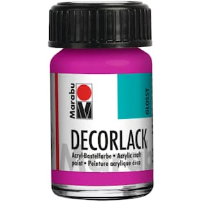 Acrylfarbe Marabu Decorlack, magenta, 15 ml (Glas)