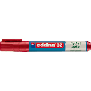 Flipchartmarker edding 32 EcoLine, 1–5 mm, rot