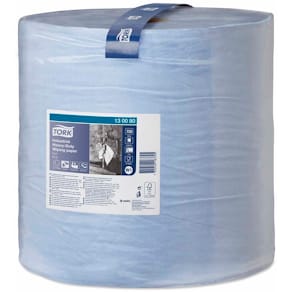 Industriaftørringsrulle Tork W1 Extra Heavy, 3-lag blå 369x255m