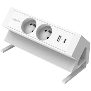 Contactdoos Fellowes Power Desk 2, 2 stopcontacten+USB-A+USB-C,BE