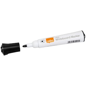 Whiteboardmarker Nobo Glide, ronde punt, zwart, pak van 10 stuks