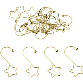 Kugelaufhänger, 20 Stück, gold