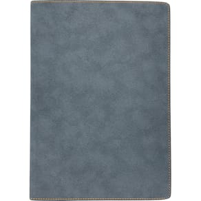 Notizbuch DENKZETTEL, kariert, 17 x 24 cm, grau