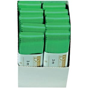 Taftband GOLDINA Basic, 40mm x 3m, grün