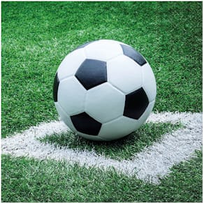 Motivserviette Ambiente, 33 x 33 cm, Fußball