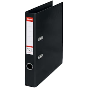 Brevordner No1 Power PP A4 50mm sort