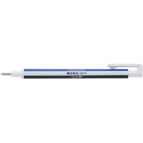 Radierstift Tombow Mono Zero, weiß/blau/schwarz