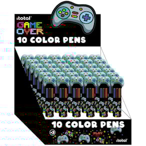 Kugelschreiber ITOTAL Let's Play, 10-farbig, Display (36 Stück)