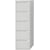 Hangmappenkast Bisley, 5 laden, grijs, ft 151 x 47 x 62,2 cm