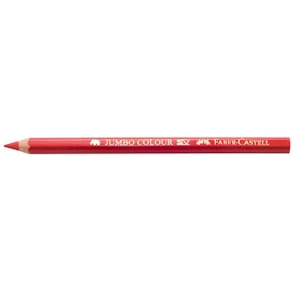 Färgpenna Faber-Castell Jumbo Klarröd, 12/fp