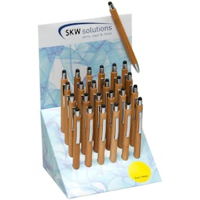 Druckkugelschreiber SKW Tree Touchpen, schwarz