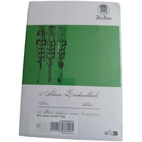 Zeichenblock Noname 3 Ähren 887820, A4, 20 Blatt, 110g/m², weiß