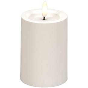 Blockljus KONSTSMIDE LED timer vit 10cm