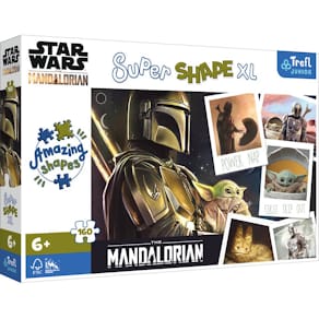 Puzzle TREFL Junior Super Shape XL Mandalorian, 160 Teile