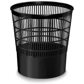 Papperskorg CEP Basic 16L svart