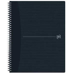 Kollegieblock OXFORD Origins A4+ linjerat Svart
