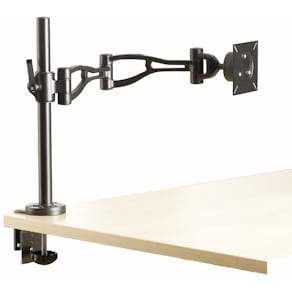 Monitorarm Fellowes justerbar, sort, 1 stk