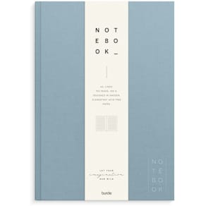 Notesbog Mayland Deluxe A4 blå, 100 g/m² FSC Mix