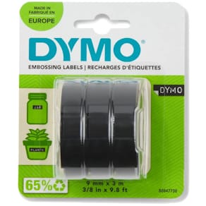 Prägeband DYMO Starter Set, 3 St., schwarz