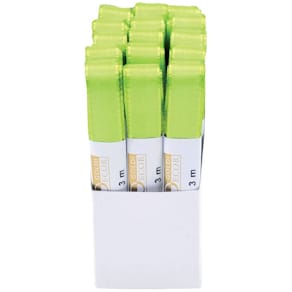 Taftband Goldina Basic, 15 mm x 3 m, hellgrün